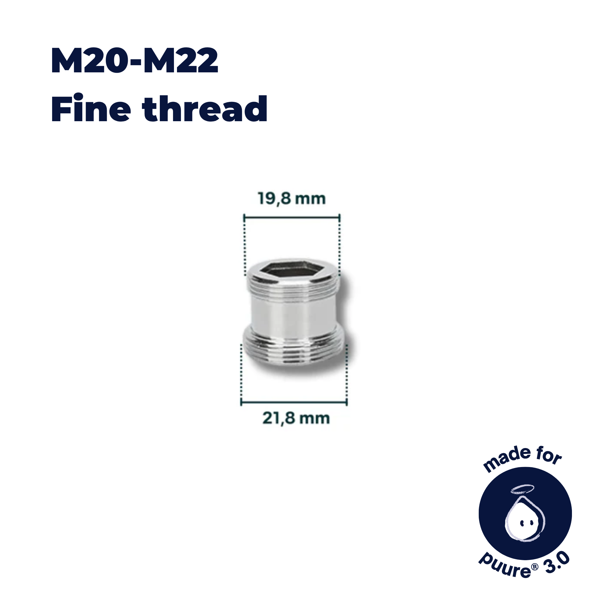 M18–M22 Kranadapter