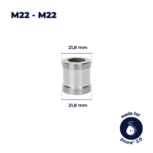 M22–M22 Kranadapter (Inkludert)