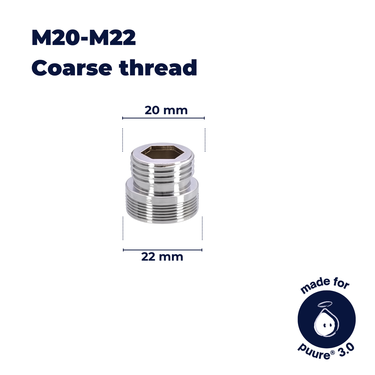 M18–M22 Kranadapter