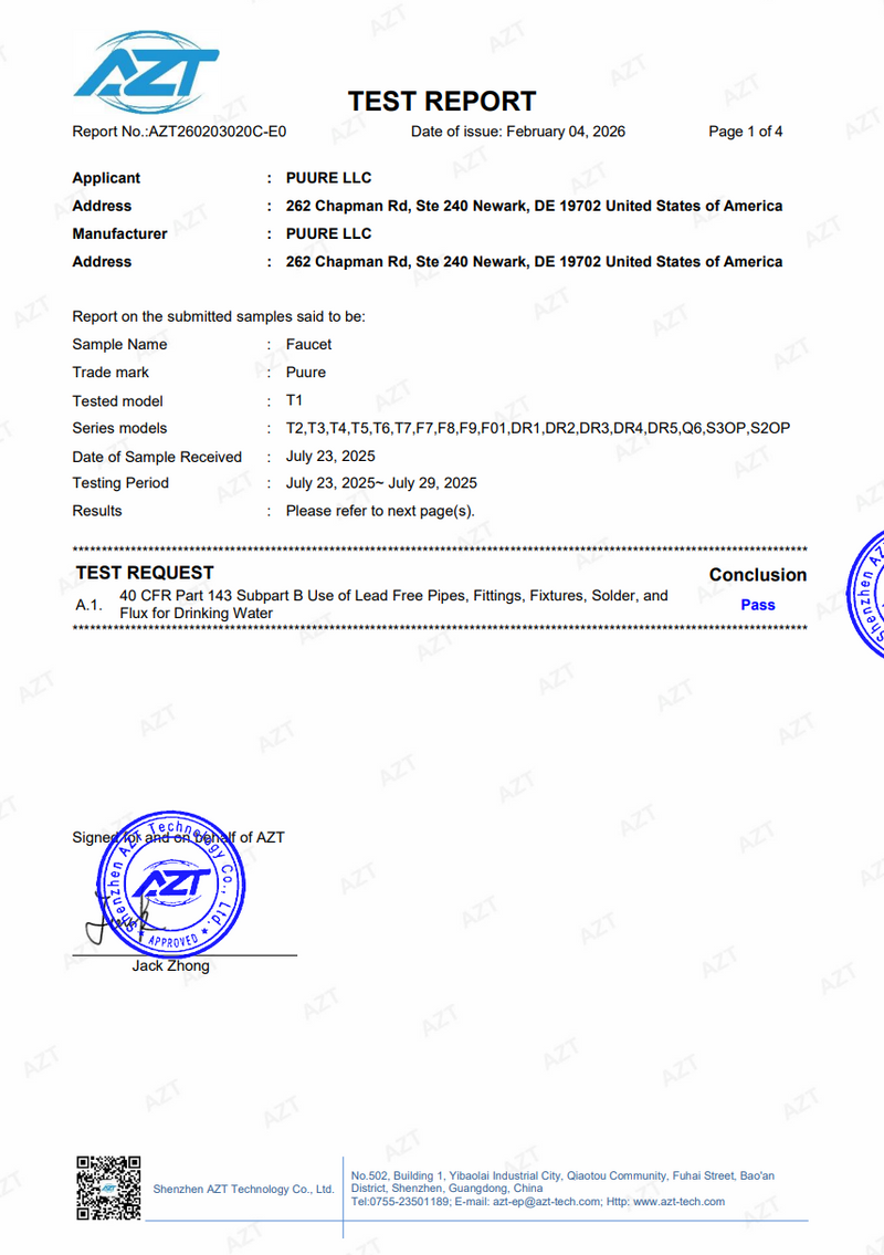 Blyfrihetssamsvar-rapport