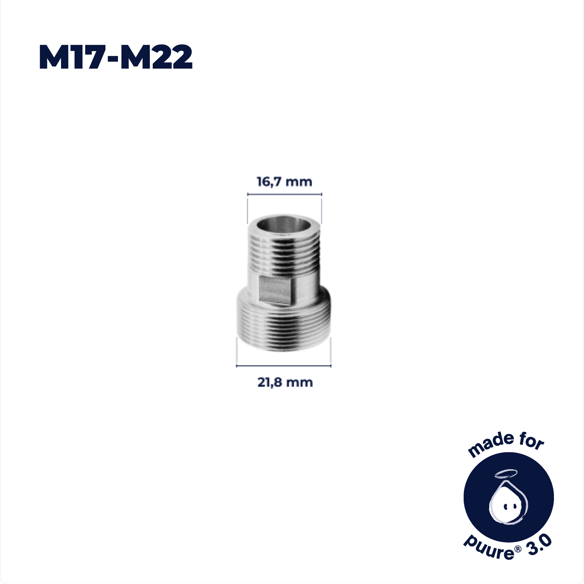 M18–M22 Kranadapter