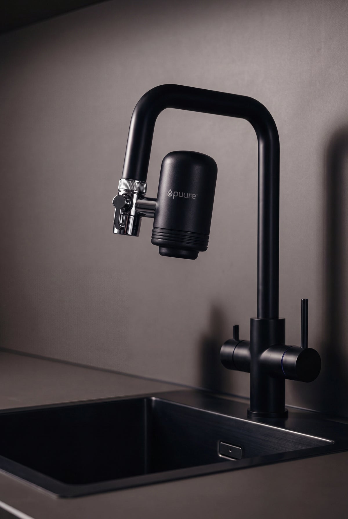 Puure® 3.0 Tap System, black finish