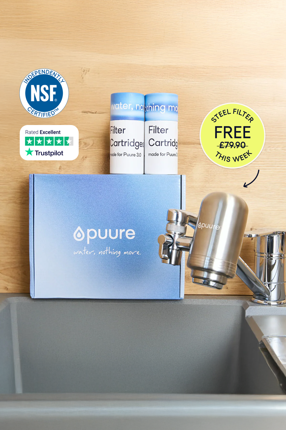 Puure® 3.0 Kranfiltersystem